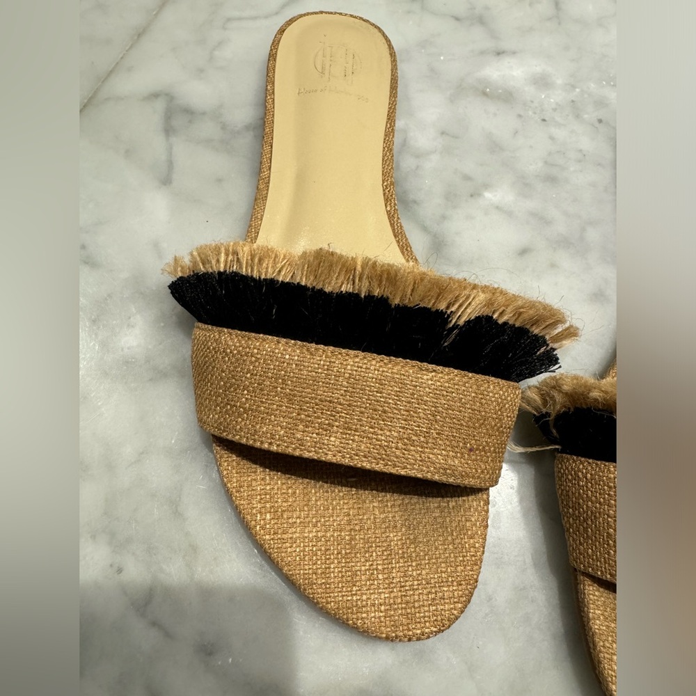 House of Harlow Raffia slides - Picture 4 of 13